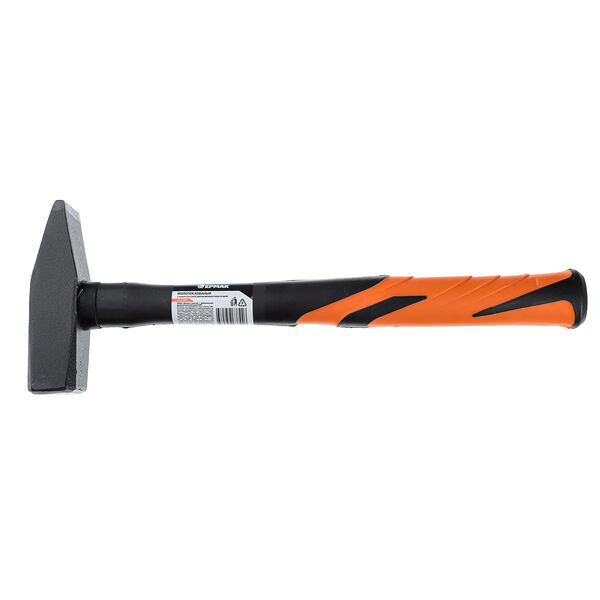 Ермак молоток кованый с фиберглассовой двухкомпонентной ручкой 600г