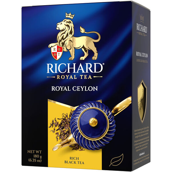 Чай черный Richard Royal Ceylon лист, 180г