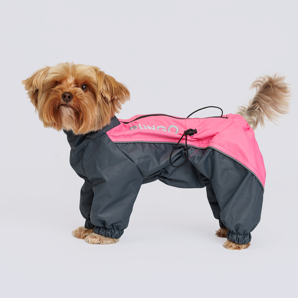Rungo Дождевик Йорк, Чихуа девочка M розово-серый