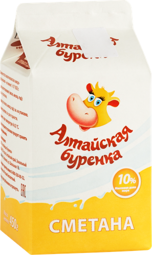 

Сметана Алтайская Буренка 10% 450 г