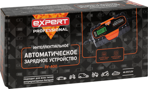 

Зарядное устройство для АКБ Expert ЗУ-400 4А 6/12V