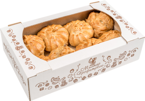 

Печенье МИСТЕР ПРОФИТРОЛЬ Профитроли с шоколадной начинкой, 300г