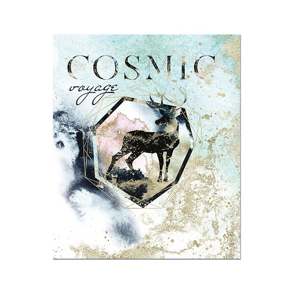 Тетрадь Cosmic voyage 48л скрепка УФ лак3109 Полином