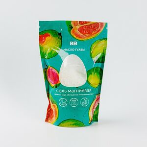Соль для ванн магниевая с маслом гуавы