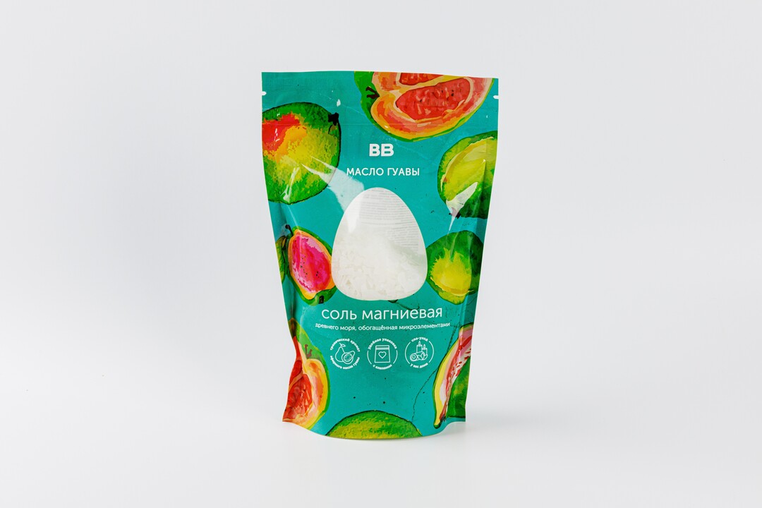 

Соль для ванн магниевая с маслом гуавы