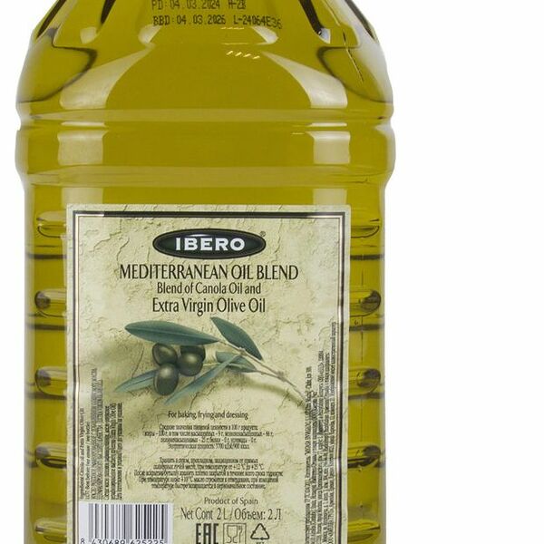 Масло рапсовое рафинированное Ibero с добавлением оливкового масла, 2 л