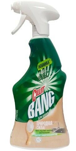 Средство чистящее для кухни «Природная сила» с содой, спрей, Cillit Bang
