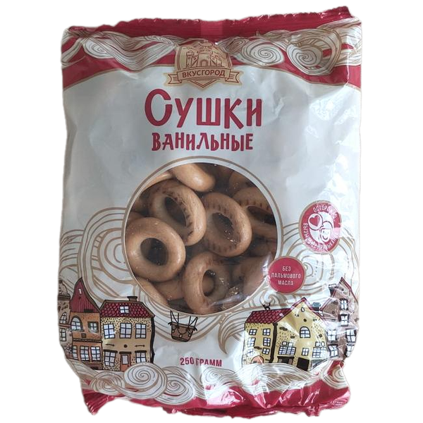 Сушки ОРЛОВСКИЙ ХК Ванильные 250г