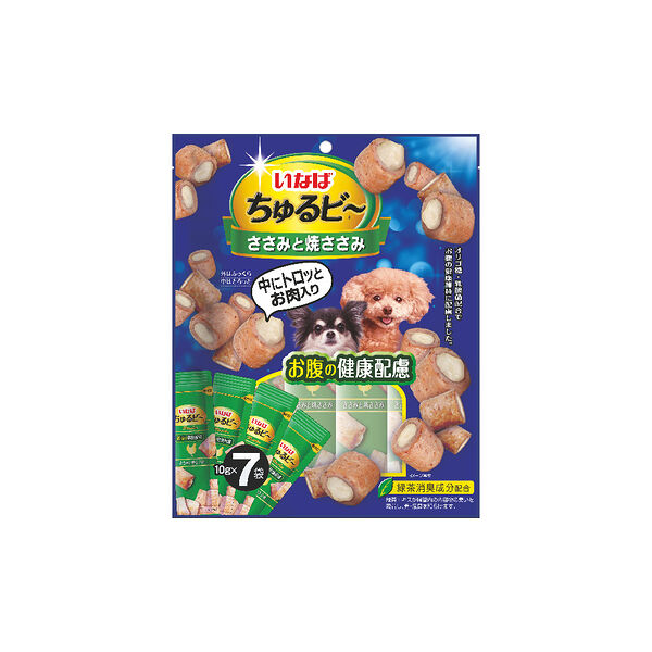 Churu Bee Лакомство-трубочки Куриное филе для здоровья ЖКТ собак, 7x10 г