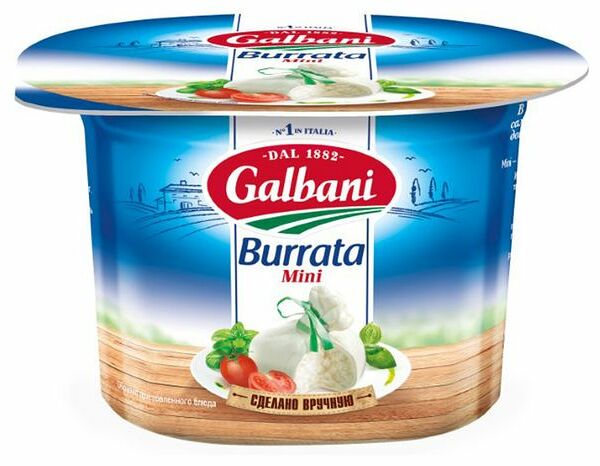 Сыр Galbani Буррата мини 50%, 125г