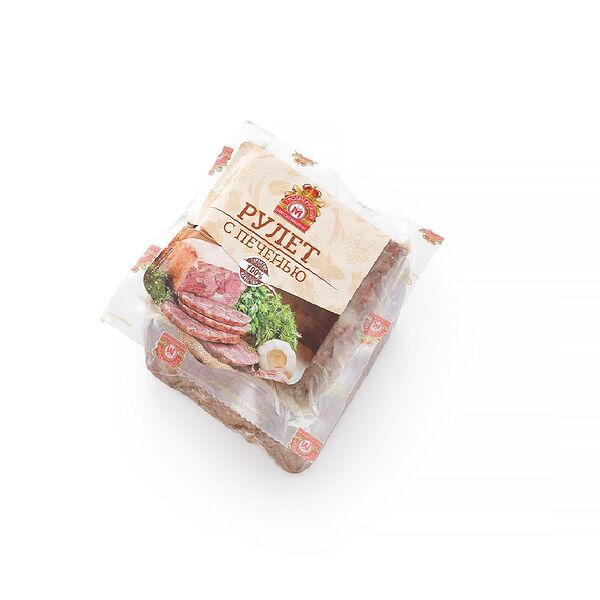 Пород. из мяса свин. мясн. вар. РУЛЕТ С ПЕЧЕНЬЮ в/у вес.  Гродненский МК