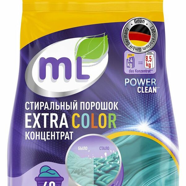 Стиральный порошок Meine Liebe Extra Color, 2.4 кг