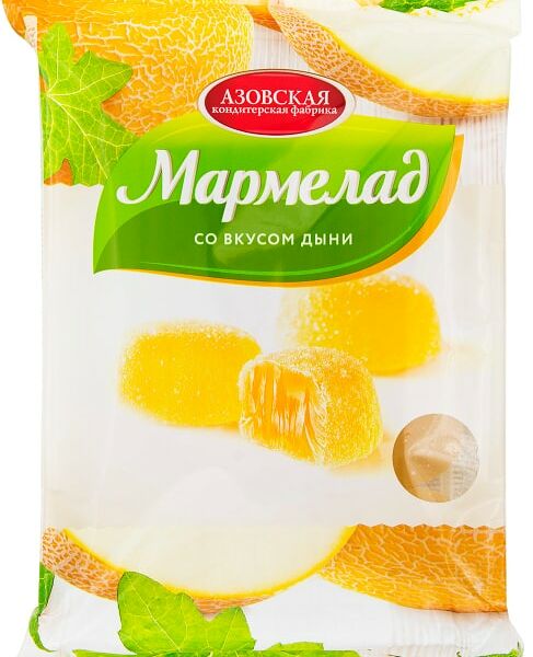 Мармелад Азовская КФ желейный со вкусом дыни 300г