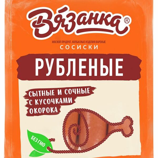 Сосиски Вязанка рубленые 500г
