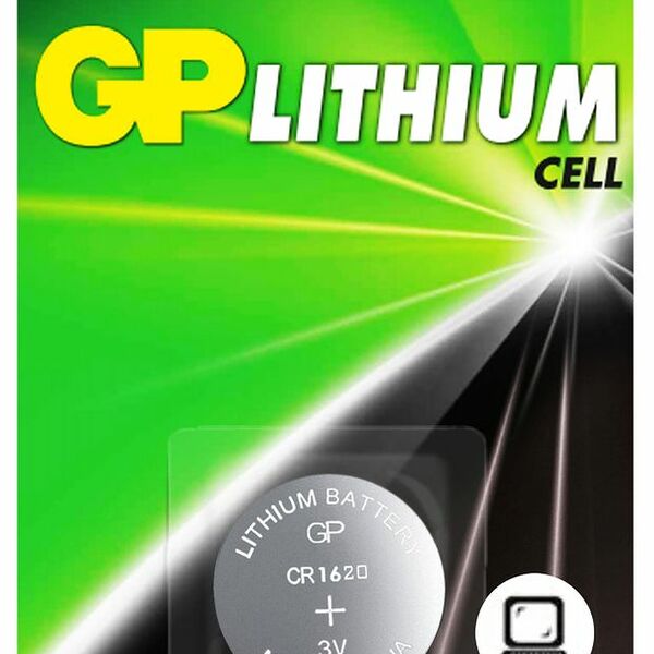 Батарейка литиевая GP lithium cell CR1620/5009LC/DL1620, 1 шт.