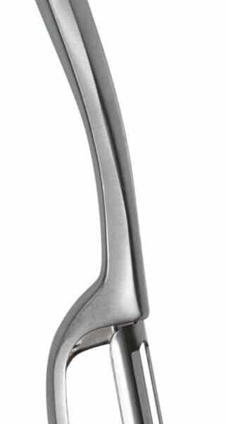 Овощечистка Taller с продольным лезвием металлическая матовая, 17×2,2×1,9 см