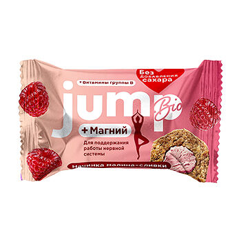 Конфета протеиновая Jump BIO с начинкой Шоколад/Клубника-Сливки/Малина-Сливки (без сахара) 30г, Россия