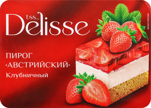 

Пирог Delisse Австрийский клубничный 250 г