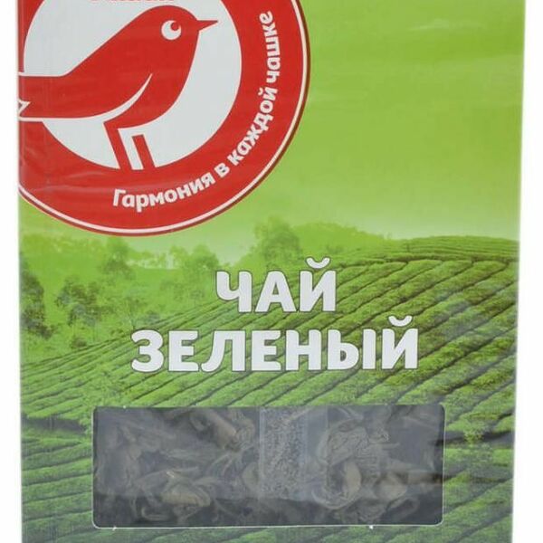 Чай зеленый АШАН Красная птица листовой