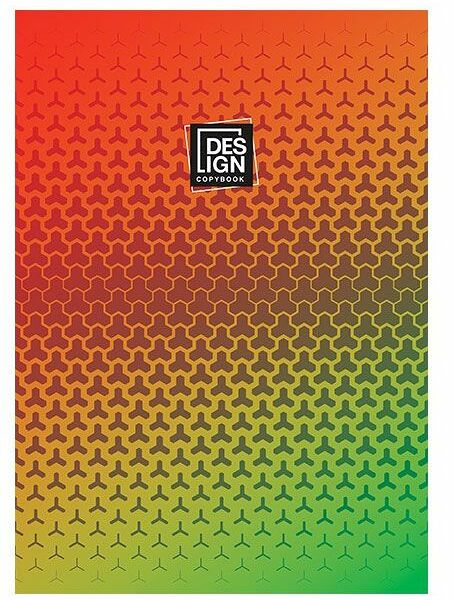 Тетрадь А4 общая в клетку ПЗБМ Градиент в ассортименте, 80 листов