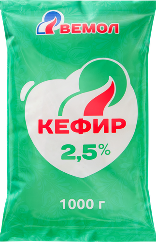 

Кефир Вемол 2.5% 1 кг