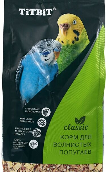 Корм для попугаев TiTBiT Classic 500г