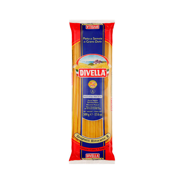Макаронные изделия DIVELLA №8 Спагетти грА из твер сортов пшен 500 г