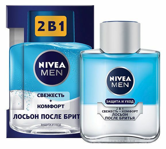 Лосьон после бритья Nivea men 2 в 1 Свежесть и Комфорт 100 мл