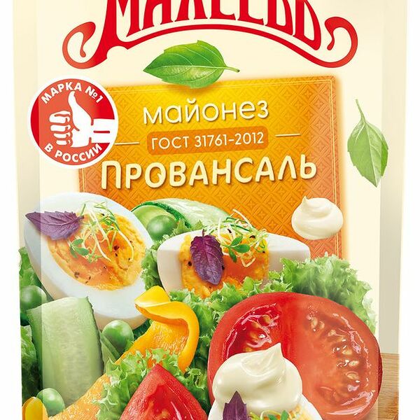 Майонез МАХЕЕВЪ Провансаль 50,5%, 630г