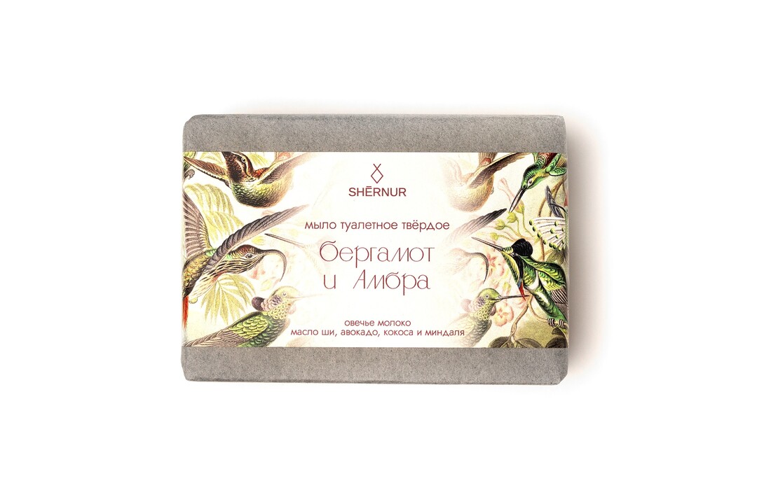 

Мыло на основе овечьего молока Shernur "Бергамот и амбра"