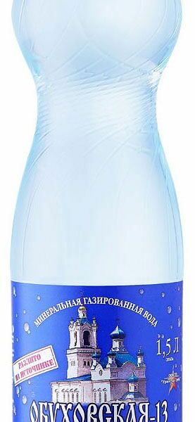 Вода минеральная Обуховская-13 газированная 1.5 л