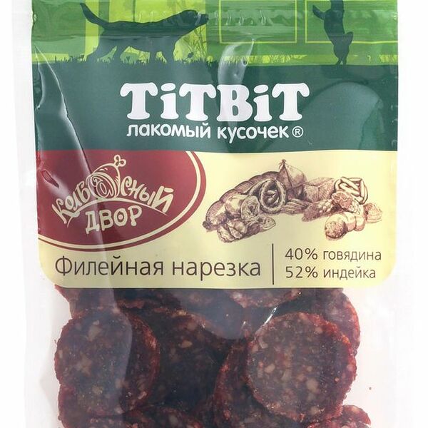 Лакомство для собак Titbit Филейная нарезка 80 г