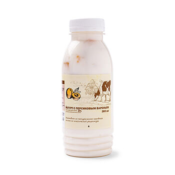 Йогурт питьевой Воробьева с персиковым вареньем 3% 300г