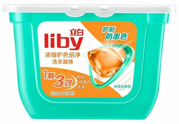 Капсулы для стирки Liby Color 3в1 для цветного белья 52х8 г