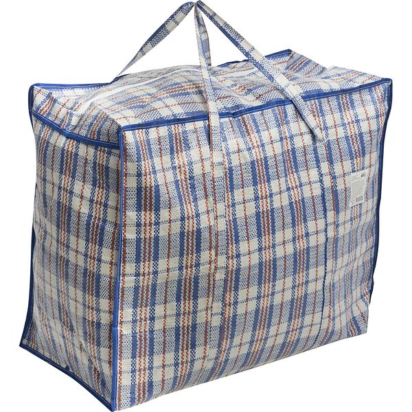 Сумка на молнии Клетка, 60х50х30 см, полипропилен