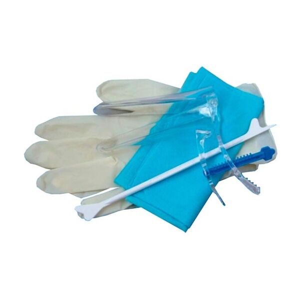 Набор гинекологический Ева стерильный (зеркало,шпатель Эйера, перчатки размер М, салфетка)