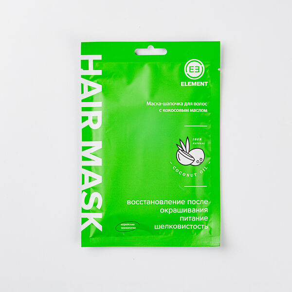 Маска-шапочка Element с кокосовым маслом для всех типов волос, 40 г