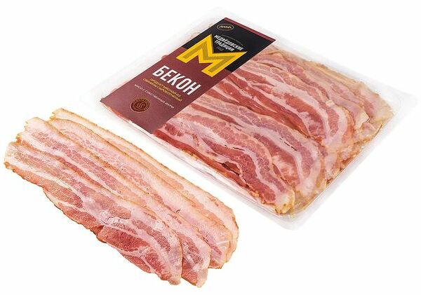 Бекон Медведовские традиции сырокопченый нарезка 200 г
