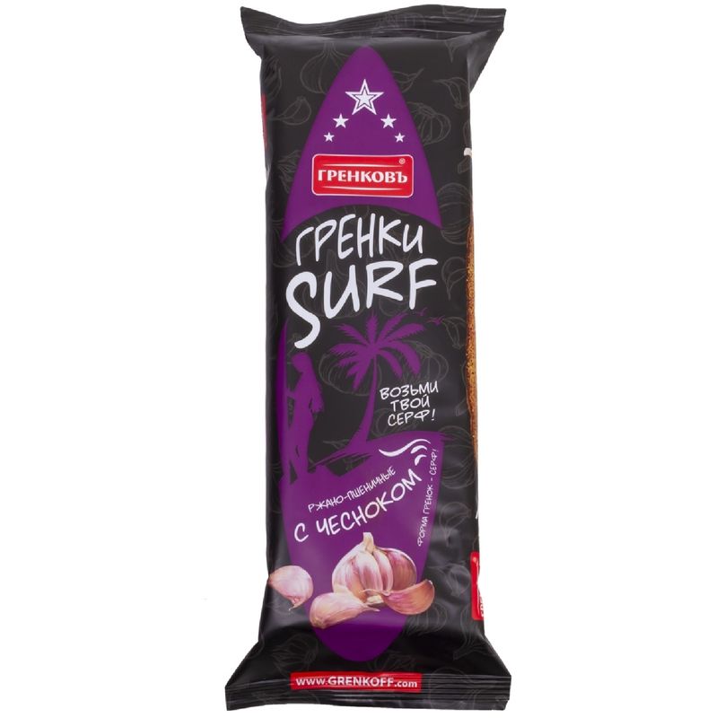 

Гренки ржано-пшеничные Гренковъ со вкусом чеснока 100 г