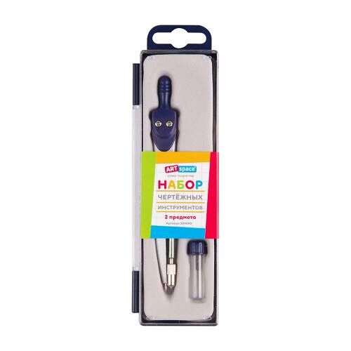 Готовальня Рельеф-центр 2 предмета ArtSpace циркуль 115мм