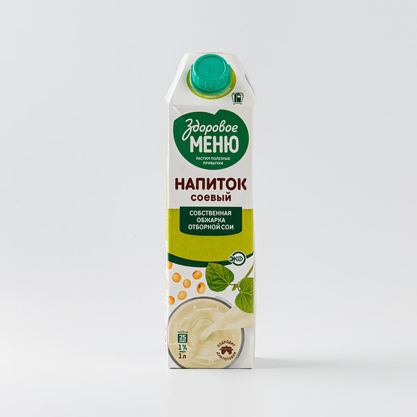 Напиток соевый Здоровое меню, 1000мл
