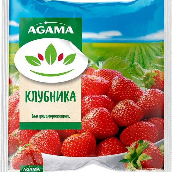 Клубника Agama быстрозамороженная 300г
