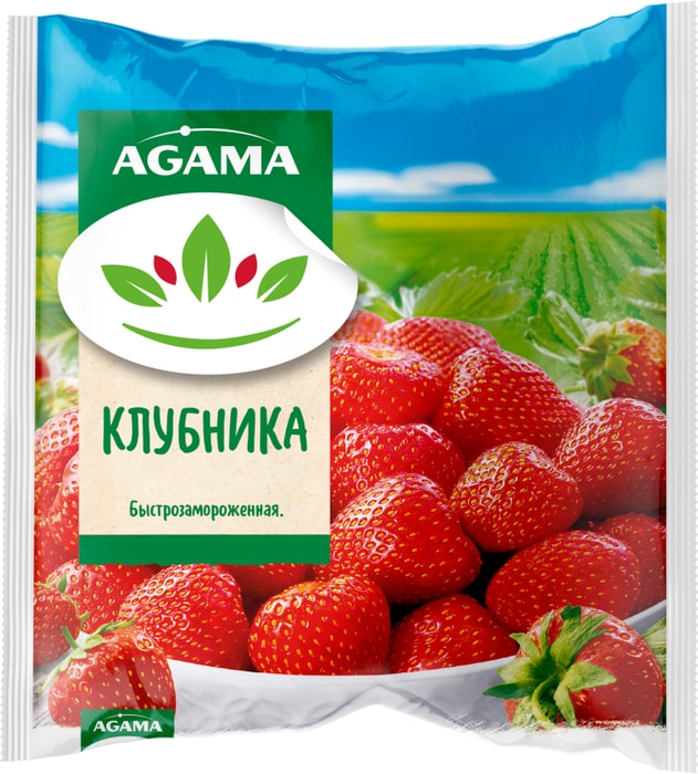 

Клубника Agama Hortex свежезамороженная 300 г