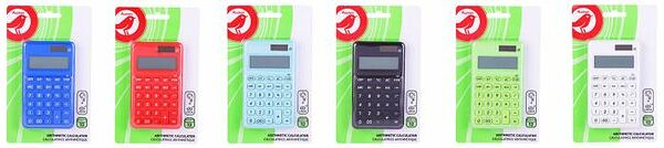 Калькулятор АШАН Красная птица 12 разрядный в ассортименте