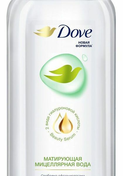 Мицеллярная вода Dove Матирующая, 400мл