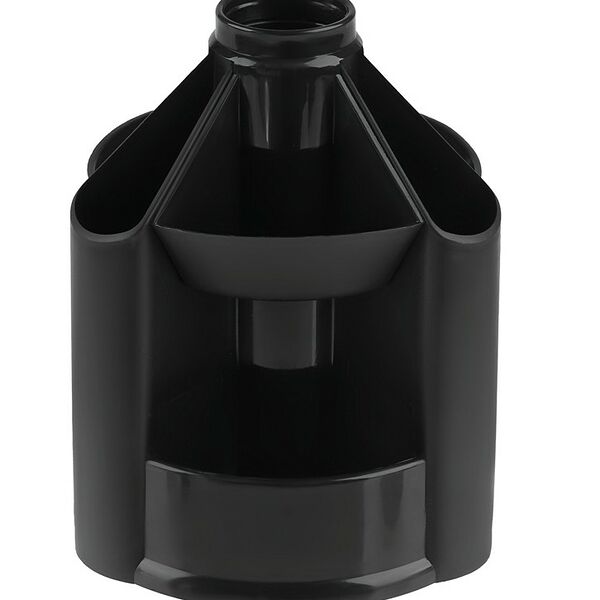 Настольная подставка Стамм Mini Desk пластиковая вращающаяся черная