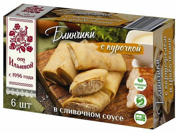 Блинчики от Ильиной с курочкой, 360г