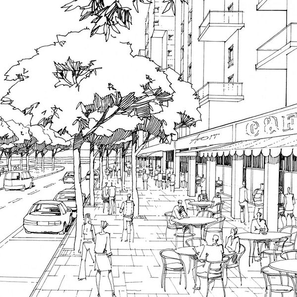 Бумага для черчения в картонной папке Erich Krause А4 вертикальная рамка, 10 листов