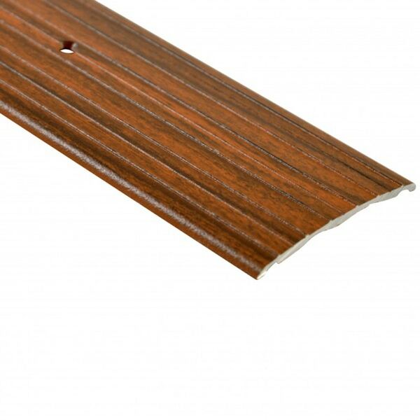 Порог алюминиевый декоративный, 0.9 м, А60, 60 мм, мербау № 093