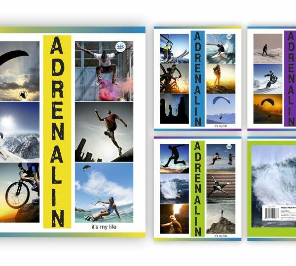 Тетрадь общая клетка 96л серия Адреналин №137-23